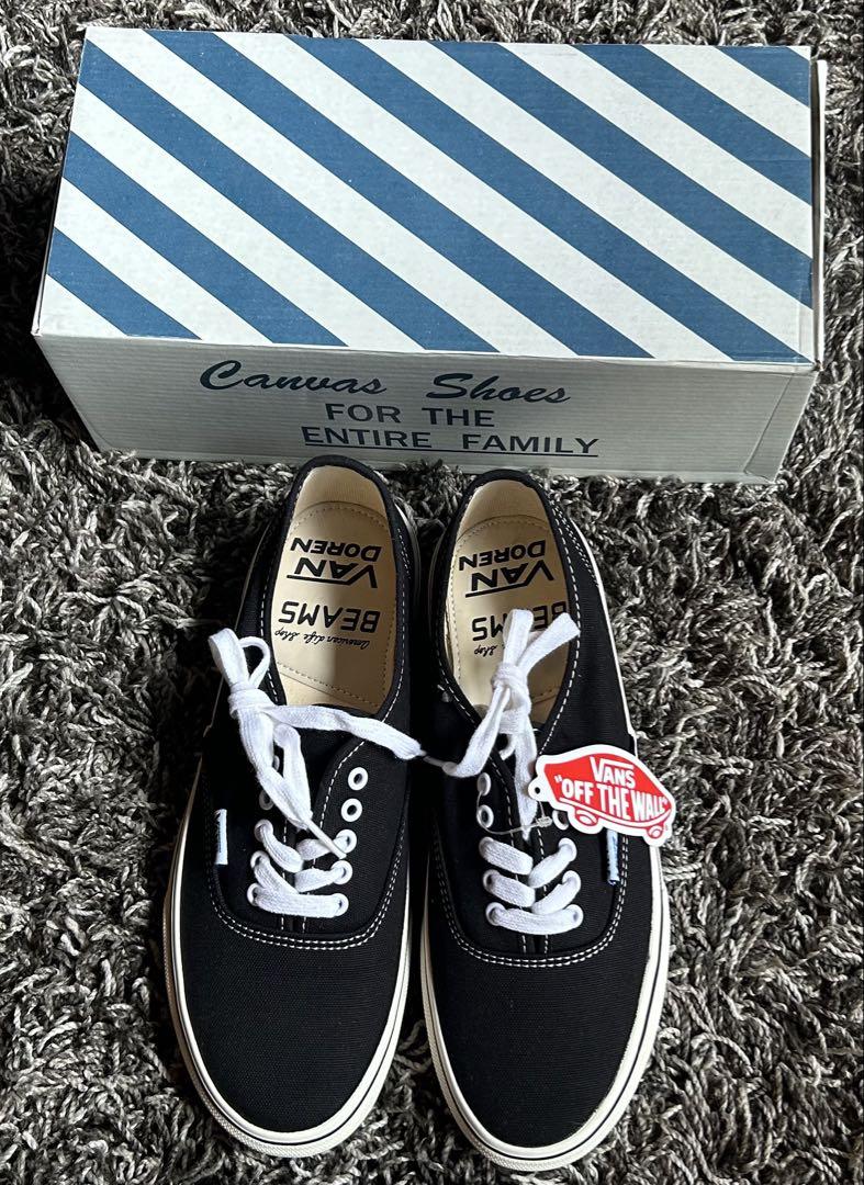 未使用VANS×BEAMS別注VAN DOREN AUTHENTIC ブラック9