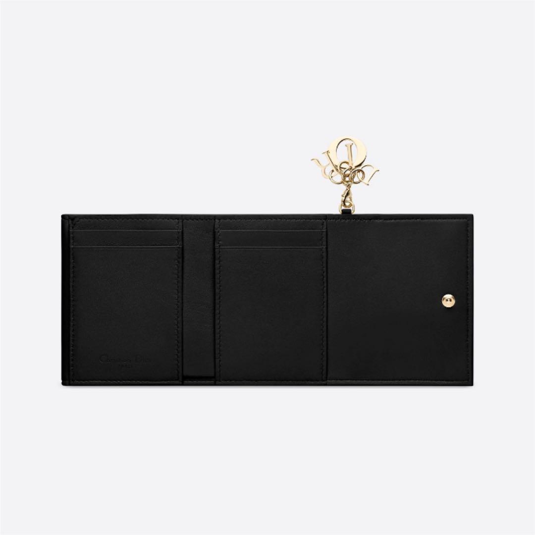 新作限定SALE LADY カナージュ パテントカーフスキン DjYeT-m81977009078 DIOR ロータスウォレット 24H限定