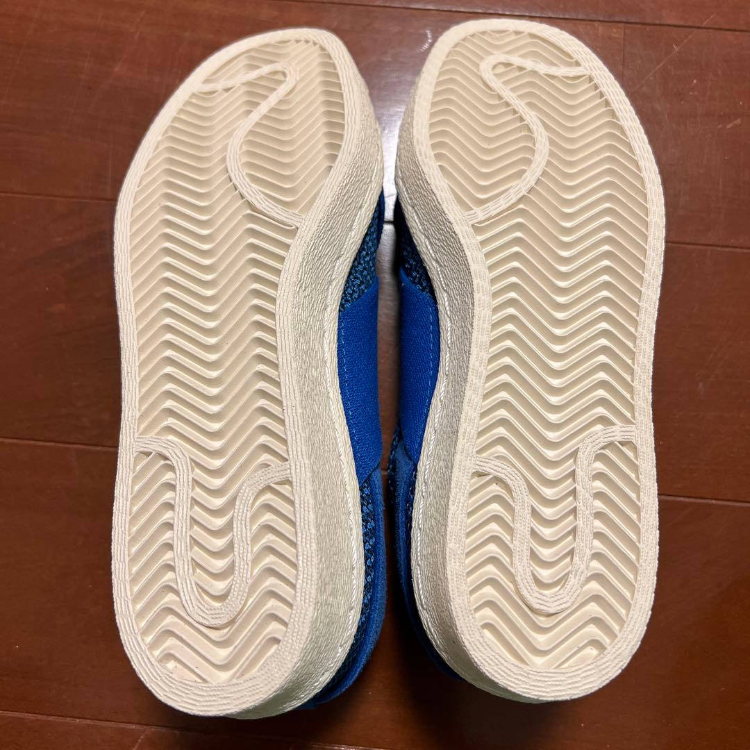 新品未使用 アディダス スーパースター スリッポン 青 サイズ23cm