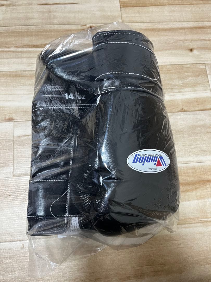 winning ボクシンググローブ 14oz ブラック新品、♥