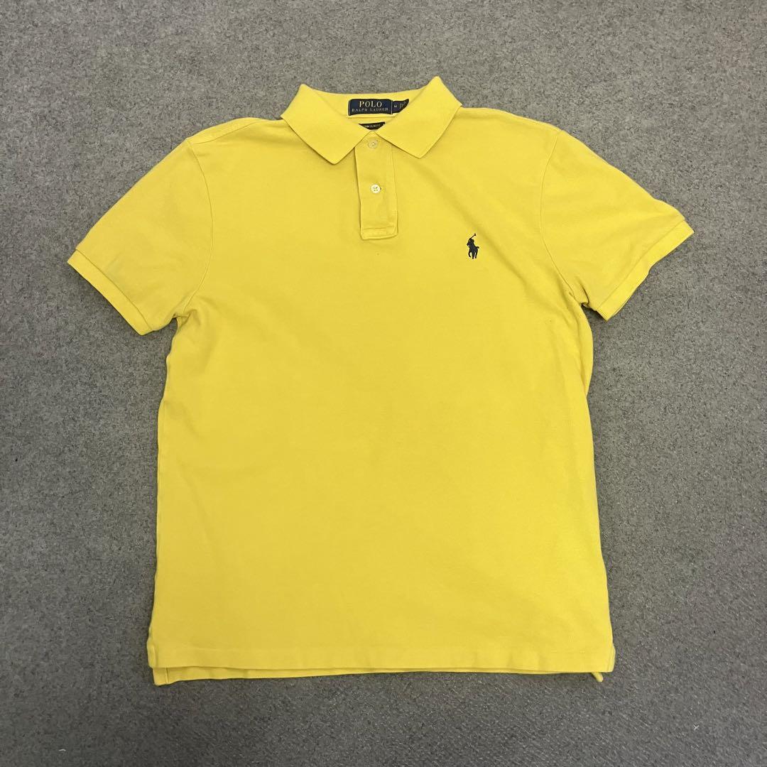 P1497 RalphLauren ロゴ　古着　ポロシャツ