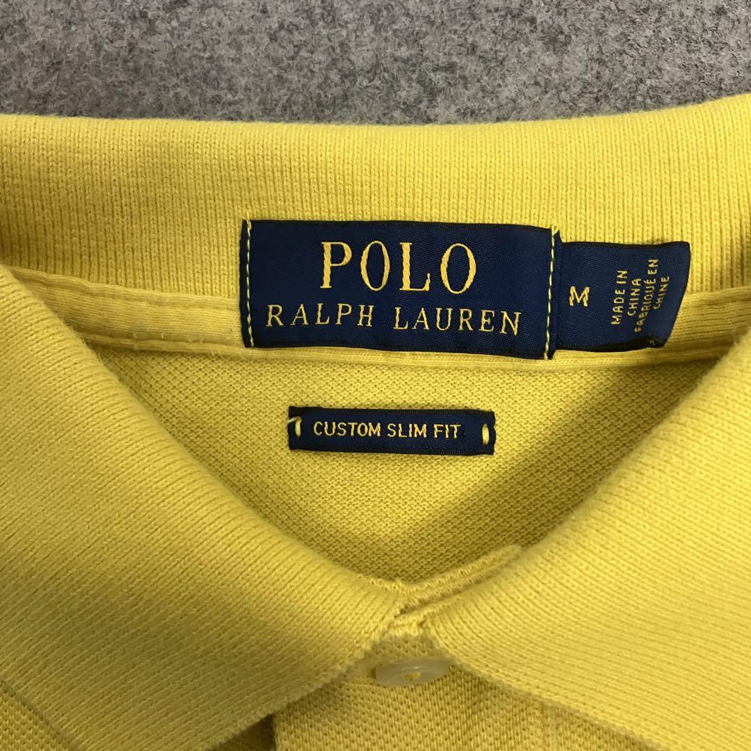 P1497 RalphLauren ロゴ　古着　ポロシャツ