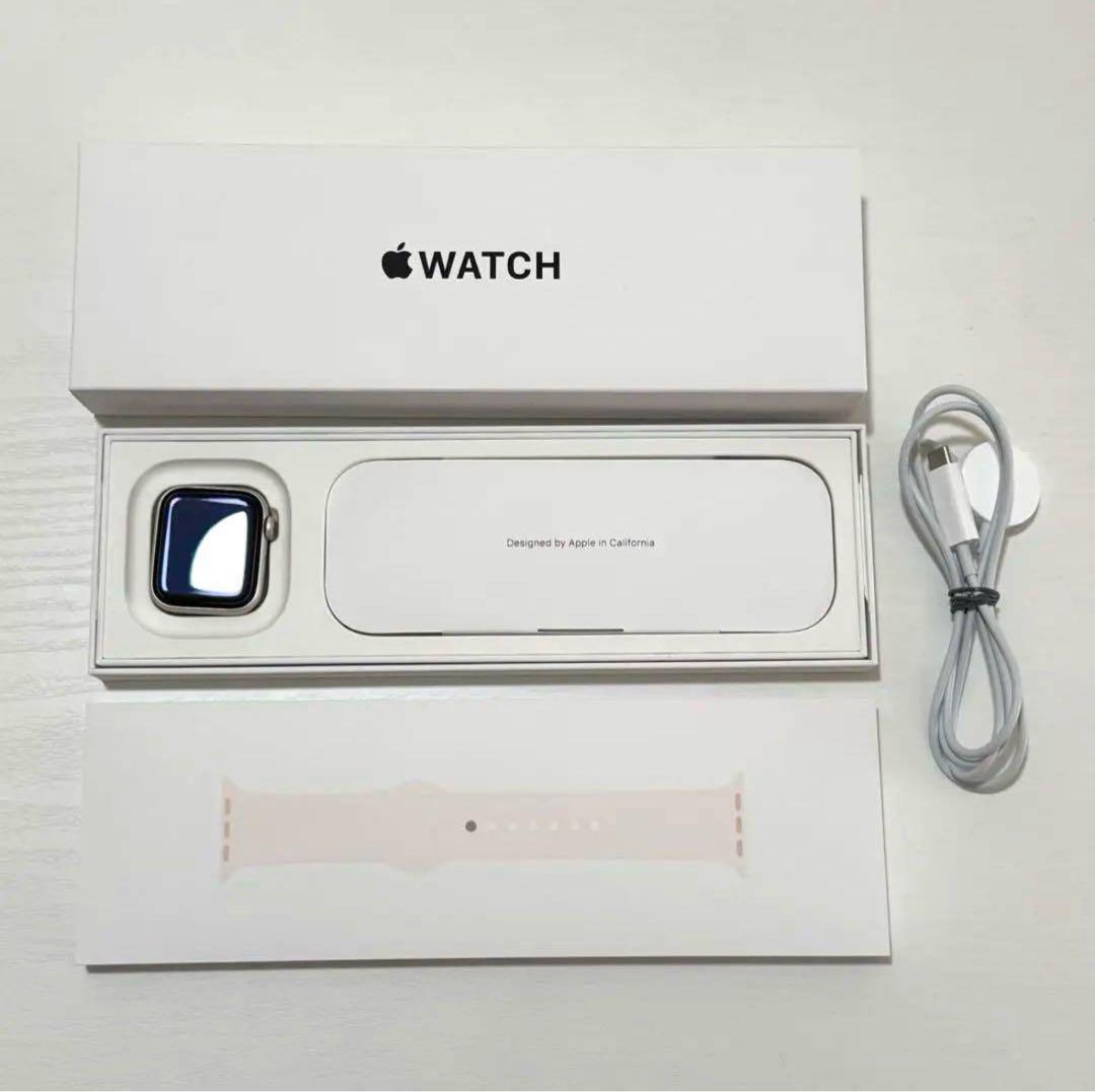 Apple Watch se 40mm GPSモデルスターライトアルミニウム