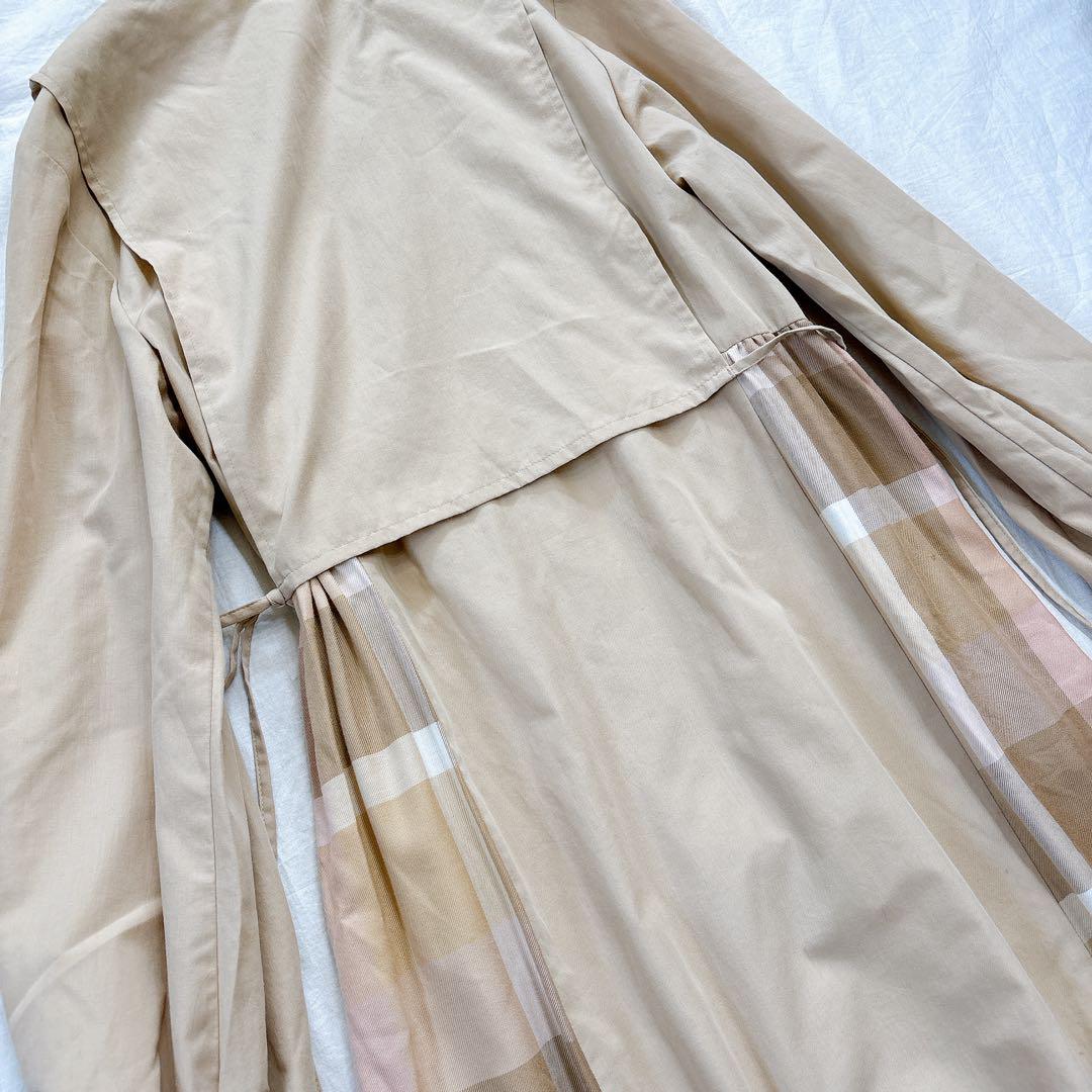 美品✨ブルーレーベルクレストブリッジ ソフトコットンブロードシャツワンピース　M