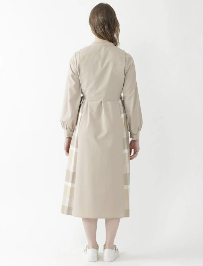 美品✨ブルーレーベルクレストブリッジ ソフトコットンブロードシャツワンピース　M