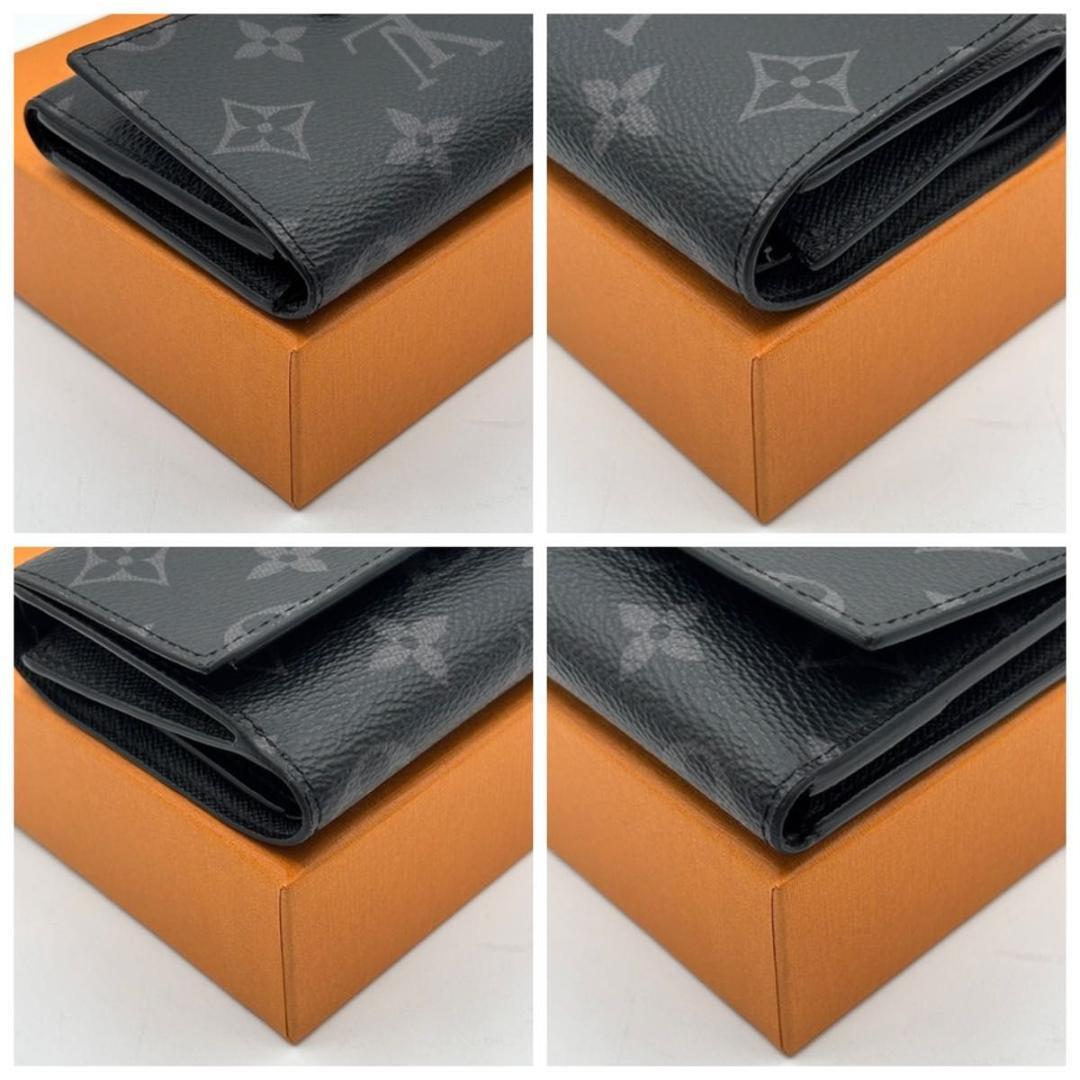 未使用級 箱袋付 IC ルイヴィトン ヴィクター エクリプス 三つ折り財布