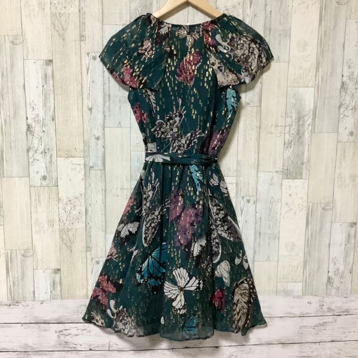 新品✨MAX&Co.マックスアンドコー ワンピース 蝶々 シフォン シルク