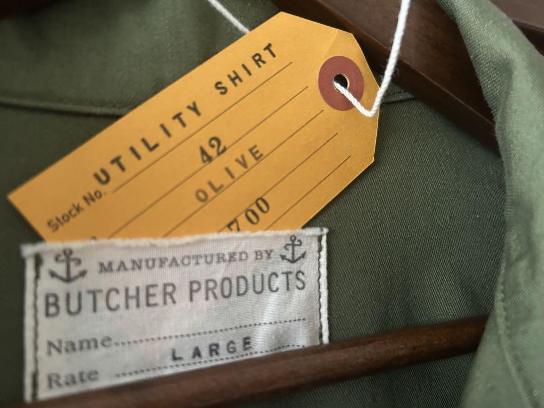 BUTCHER PRODUCTS ブッチャープロダクツUTILITY SHIRT