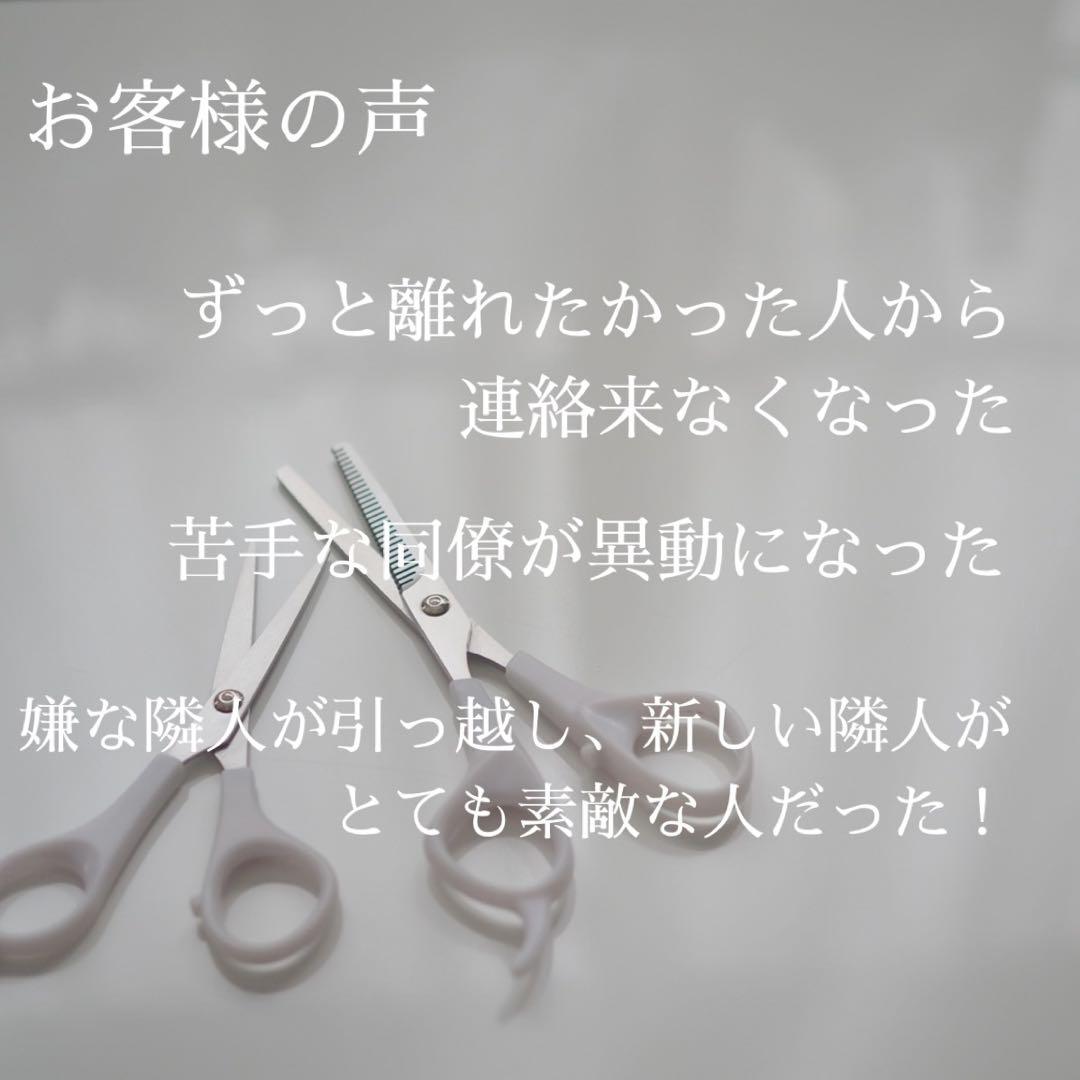 縁切り◇レイキヒーリング◇波動修正◇お守り・施術書付◇体質