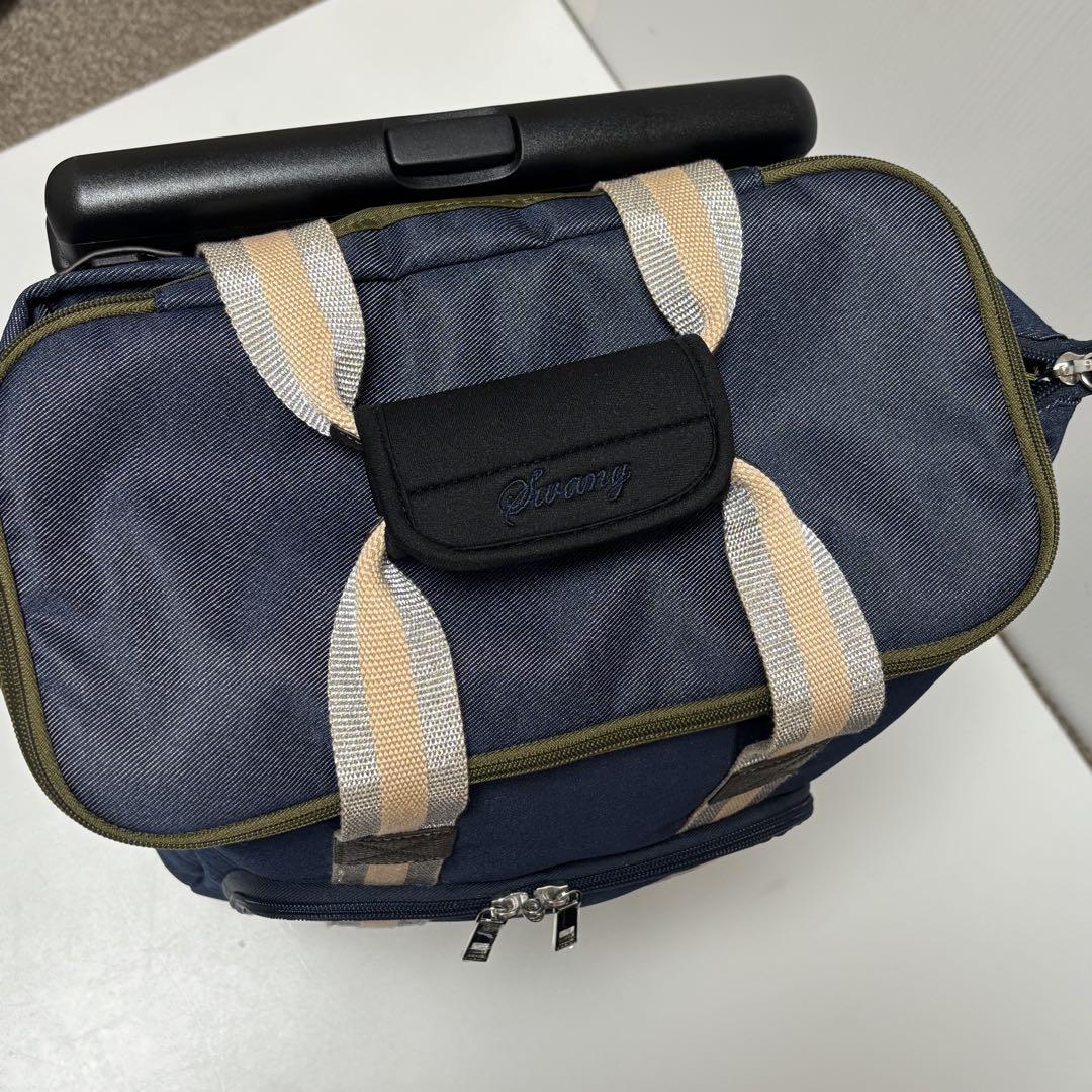 ＳＷＡＮＹ　スワニー　4輪ストッパー付　キャリーバッグ ネイビー