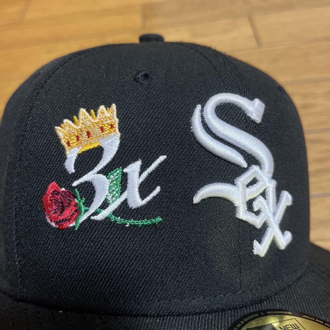 最終値下げ❗️ニューエラSOX  59FIFTY 7 3/8    海外限定モデル