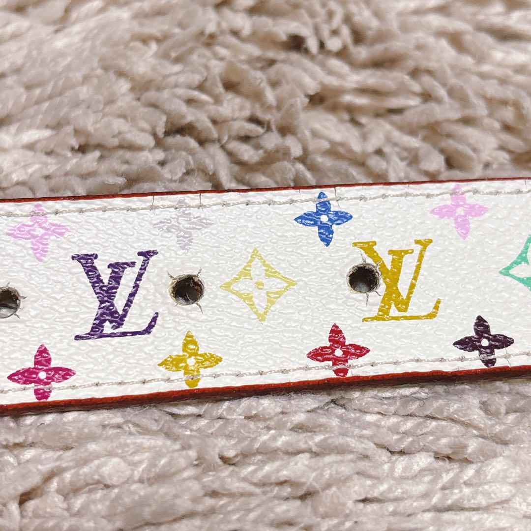△LOUIS VUITTON△ルイヴィトン マルチカラー ベルト レア カラフル