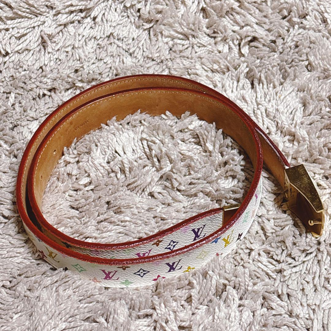 △LOUIS VUITTON△ルイヴィトン マルチカラー ベルト レア カラフル