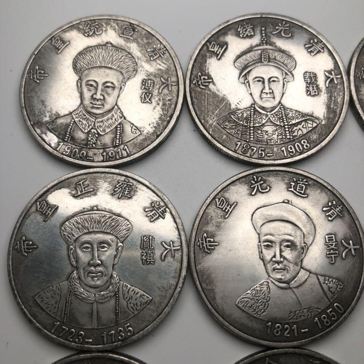 古銭 銀竜 銀貨 アンティークコイン wcVHA-m81999697116 中国 清 十二皇帝 超激安得価