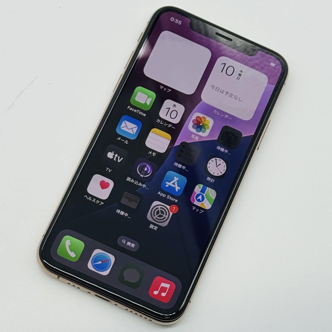 【良品】Apple iPhoneⅩS 10S SIMフリー　ゴールド　64GB
