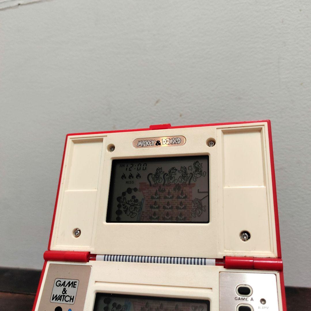 ミッキー＆ドナルド ※液漏れありません！　任天堂 　ゲームウォッチ