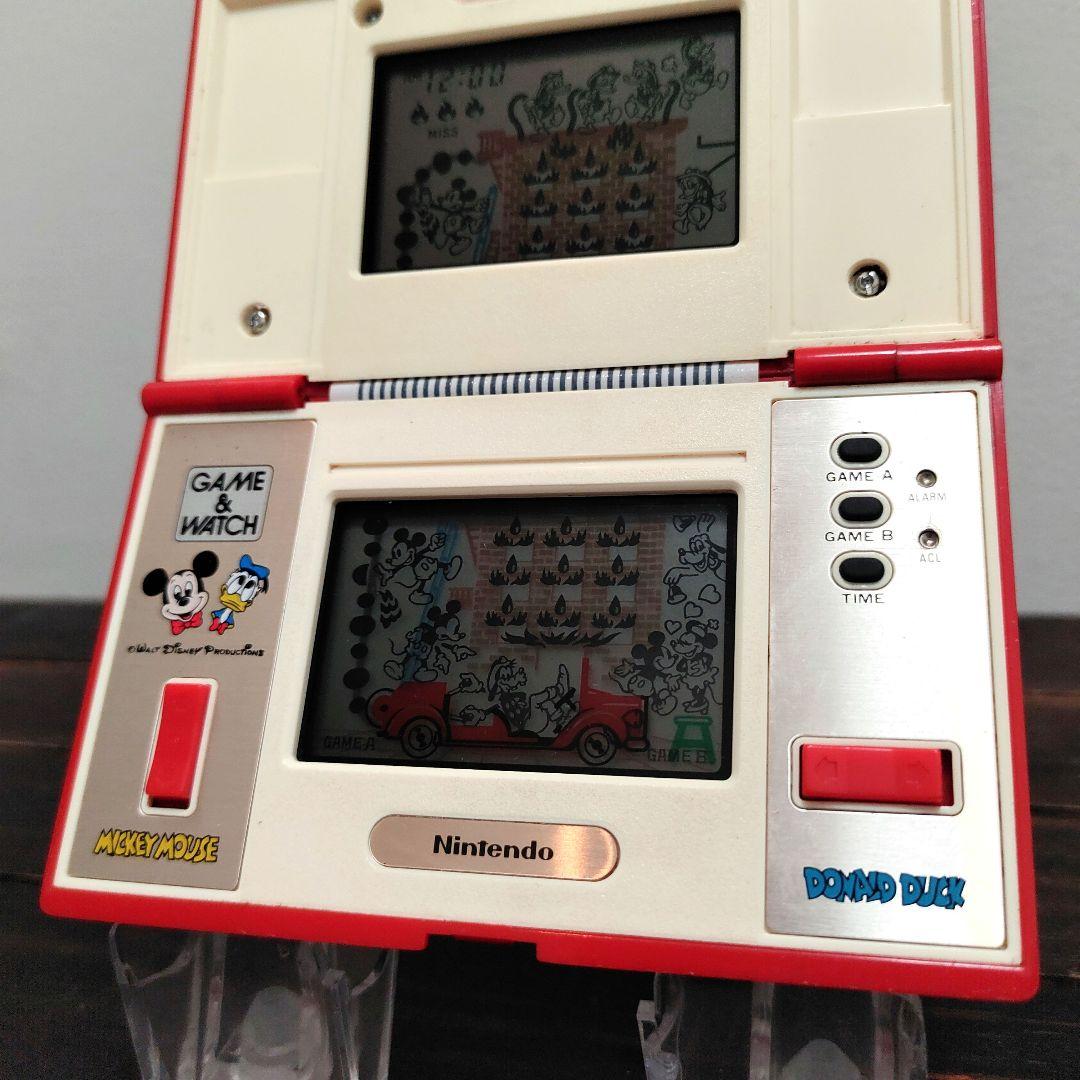 ミッキー＆ドナルド ※液漏れありません！　任天堂 　ゲームウォッチ