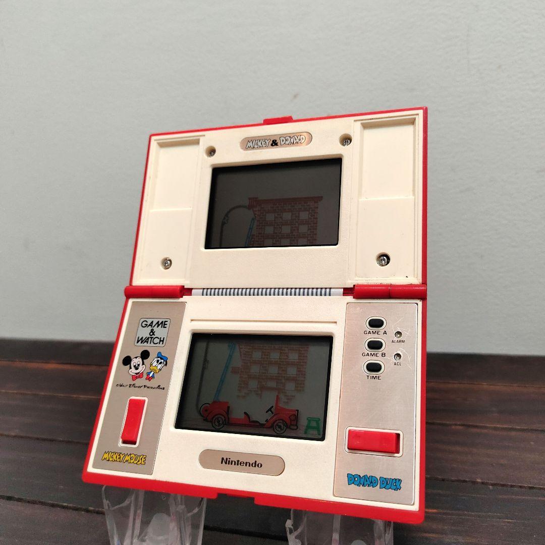 ミッキー＆ドナルド ※液漏れありません！　任天堂 　ゲームウォッチ