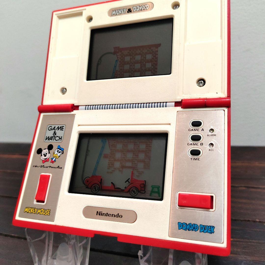 ミッキー＆ドナルド ※液漏れありません！　任天堂 　ゲームウォッチ