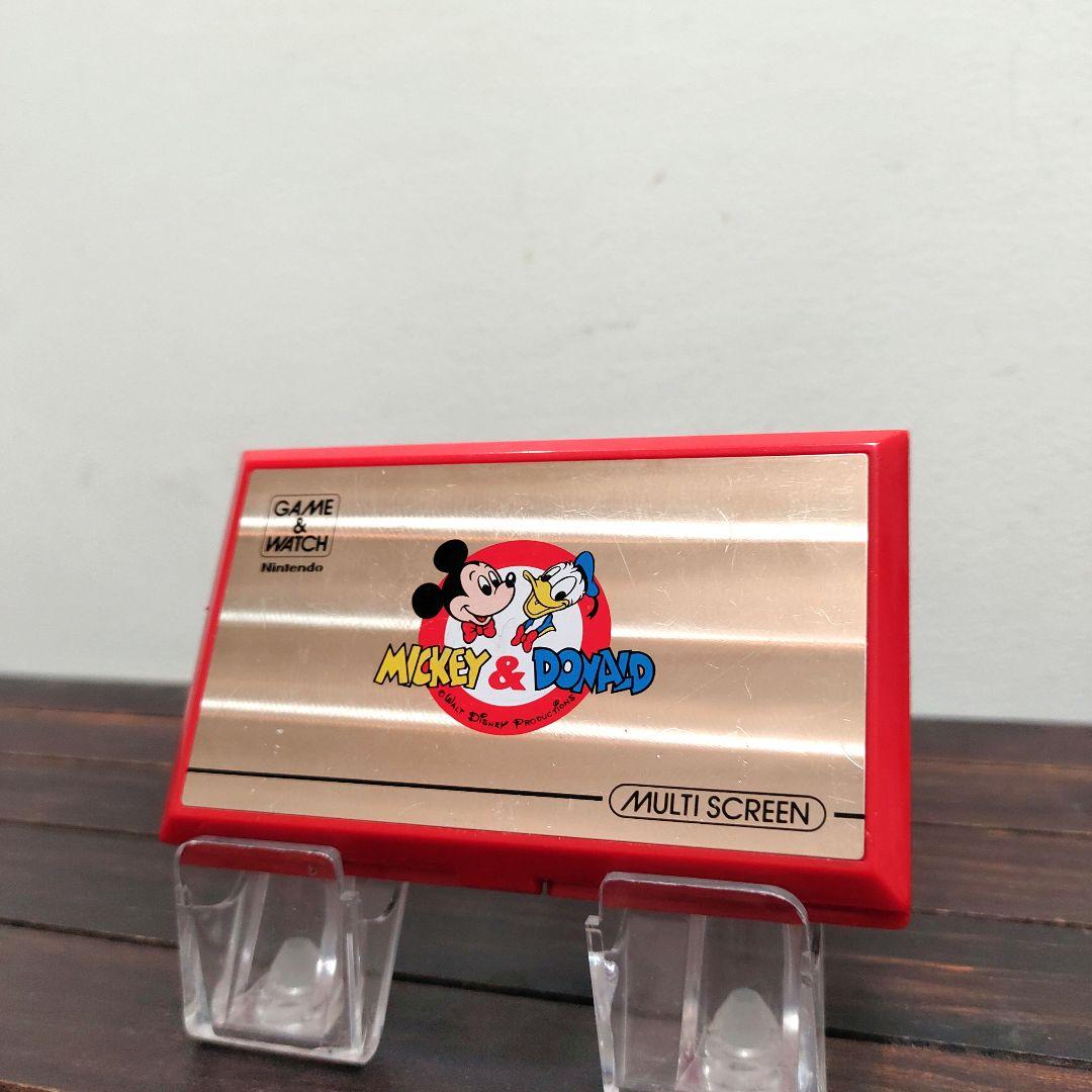 ミッキー＆ドナルド ※液漏れありません！　任天堂 　ゲームウォッチ