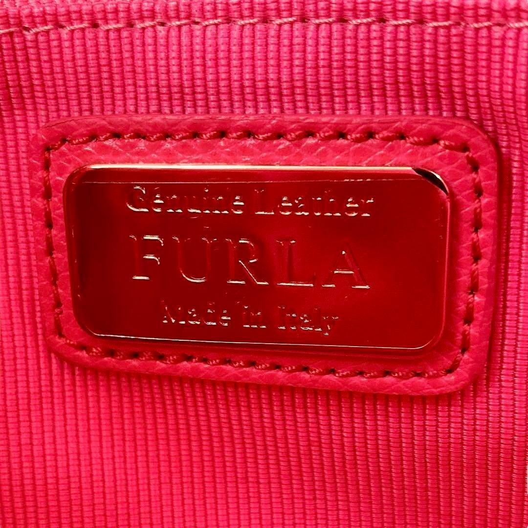 美品 FURLA レザー 2wayバッグ レディース 8127