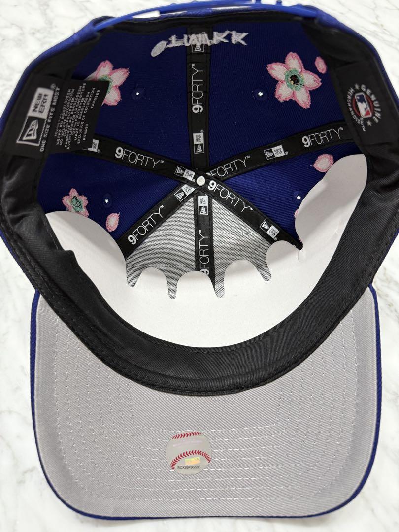 村上隆 x ドジャース new era スナップバック キャップ ブルー