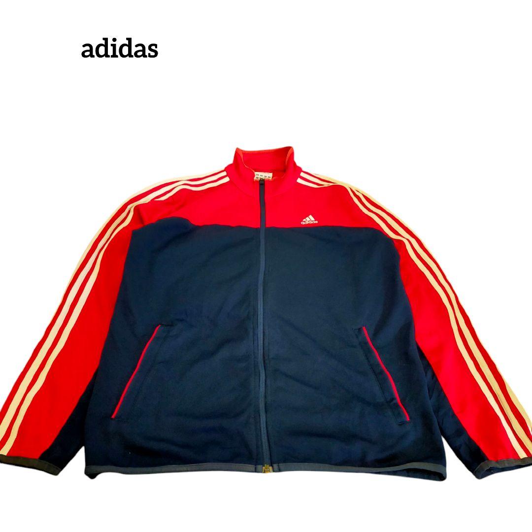 古着　アディダス　トラックジャケット　ジャージ　ジップアップ　00s~