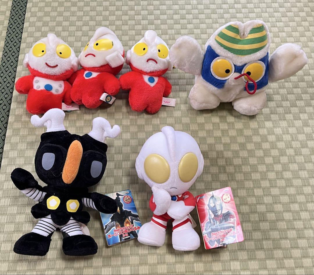 なりきりハローキティ ぬいぐるみ ウルトラマン バルタン星人 ウルトラマン・バルタン星人・ゼットン ぬいぐるみ6点セット