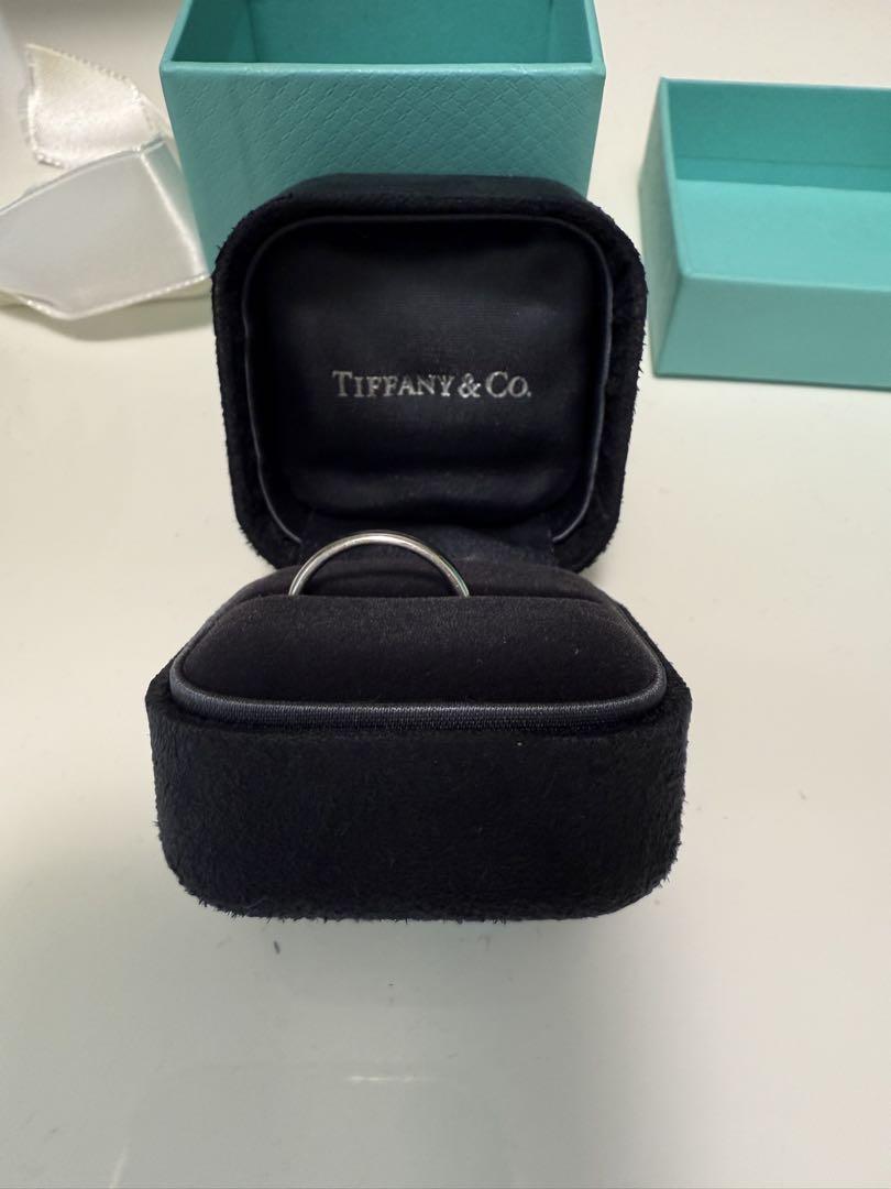 Tiffany 結婚指輪　フォーエバー　14号　PT950　クリーニング済 Tiffany 結婚指輪 フォーエバー 14号 PT950 クリーニング済