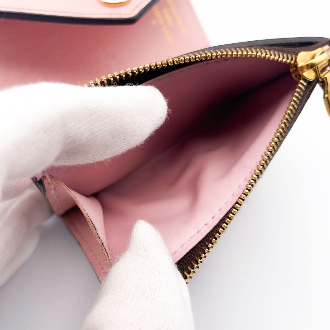 【最高級美品】ルイヴィトン モノグラム ポルトフォイユ ゾエ ローズバレリーヌ 【最高級美品】ルイヴィトン モノグラム ポルトフォイユ ゾエ ローズバレリーヌ