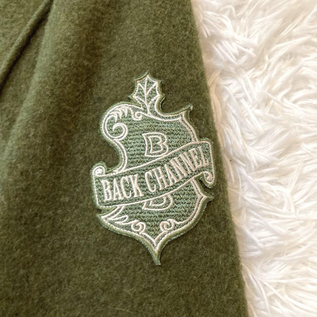 美品】BackChannel✖️Wool rich ウールジャケット ブルゾン 美品】BackChannel✖️Wool rich ウールジャケット ブルゾン