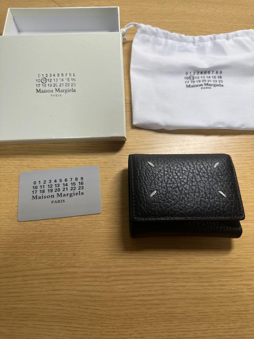 Maison Margiela ブラック 三つ折り財布