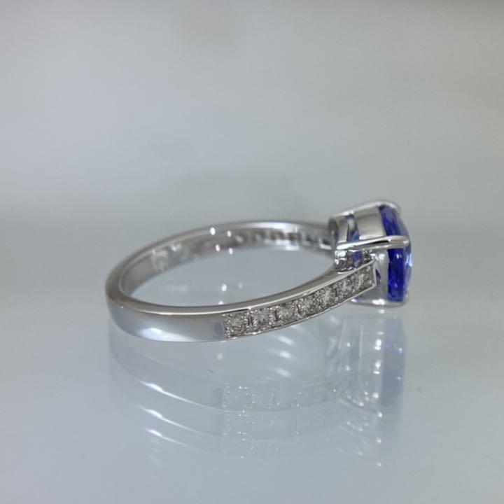 お得再入荷 新品 タンザナイト ダイヤ リング 1.52ct Pt950 mnwAM-m82018161334 HOT新作