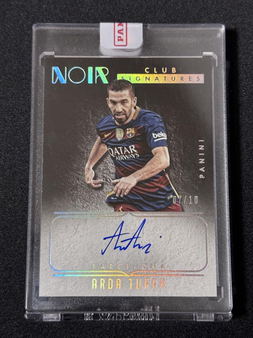 Panini Noir Arda Turan バルセロナ auto /10