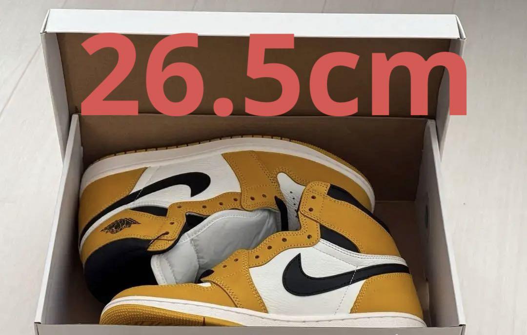 NIKE Air Jordan 1 レトロ　ハイ　OG イエローオークル