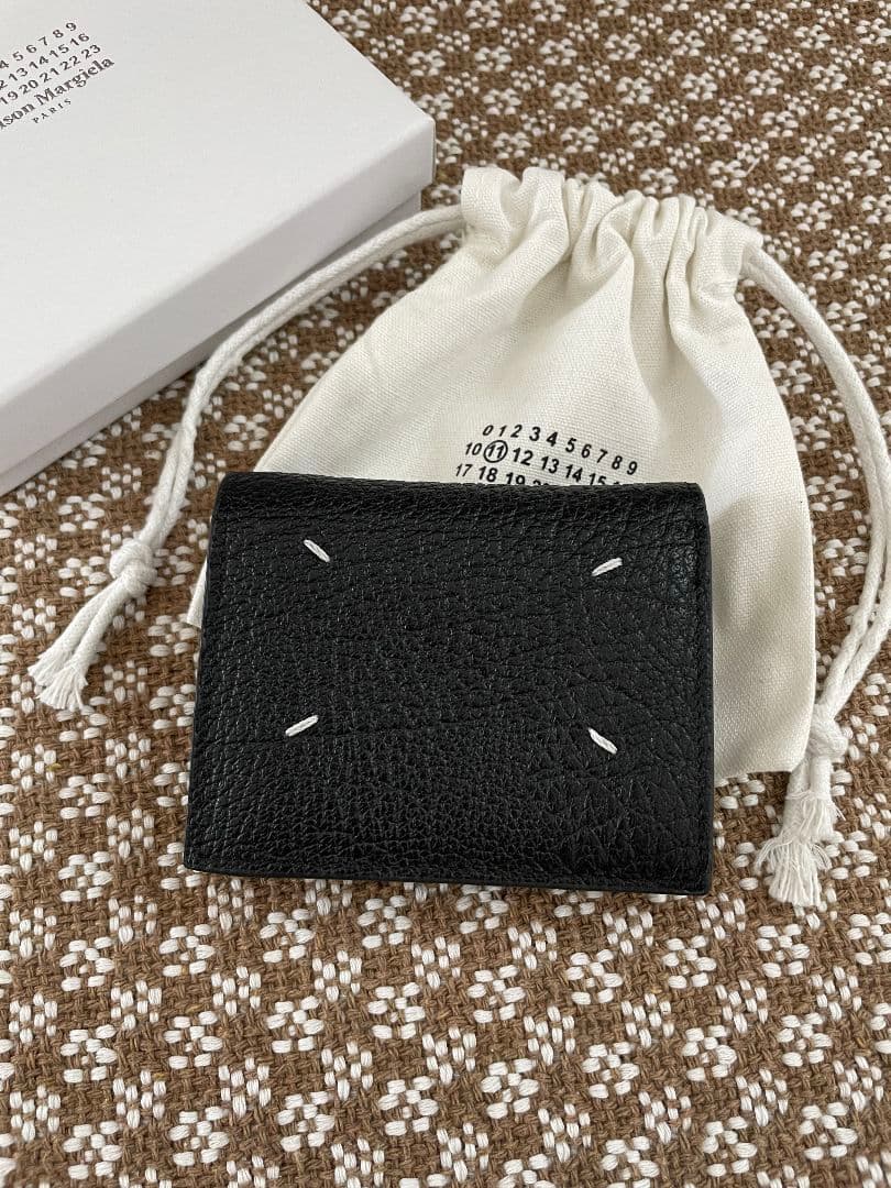 メゾンマルジェラ 折り財布 ブラック