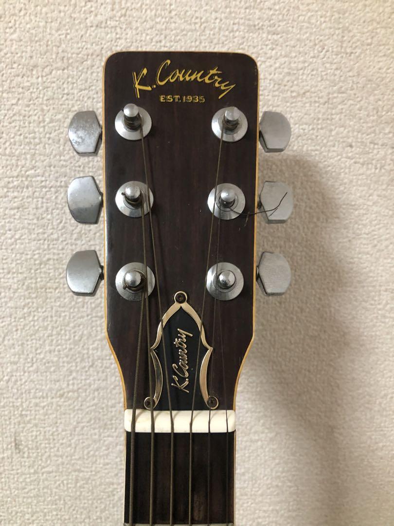 送料込みK.Country D-300 フォークギター￼ ジャパンヴィンテージ￼