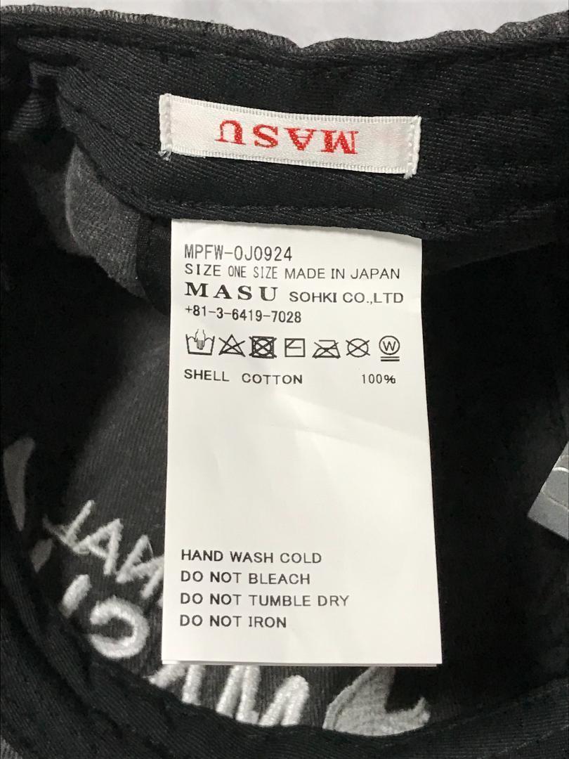 MASU ORIGINAL MASU CAP エムエーエスユー キャップ