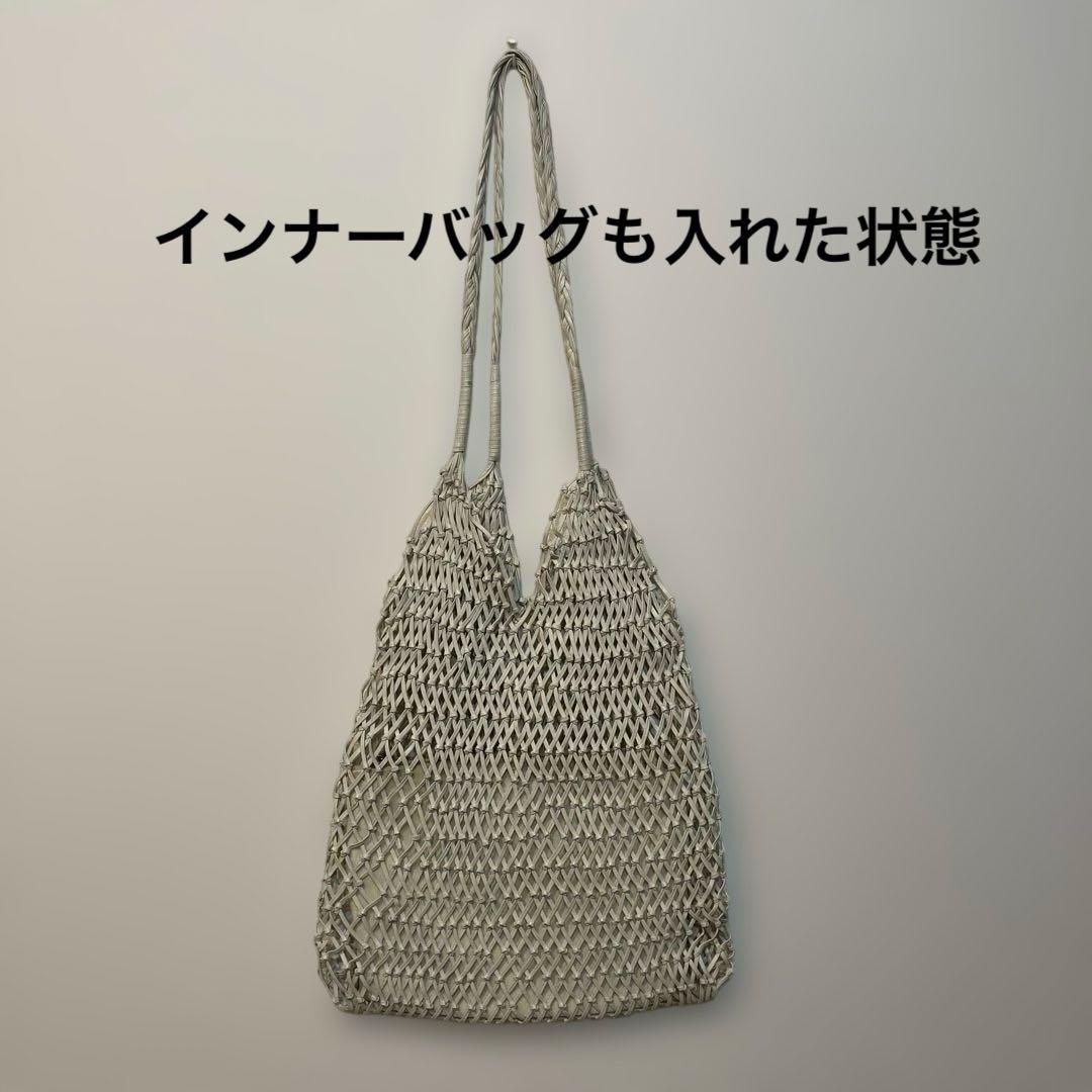 anita bilardi レザーメッシュバッグ インナーバッグ付き - メルカリ