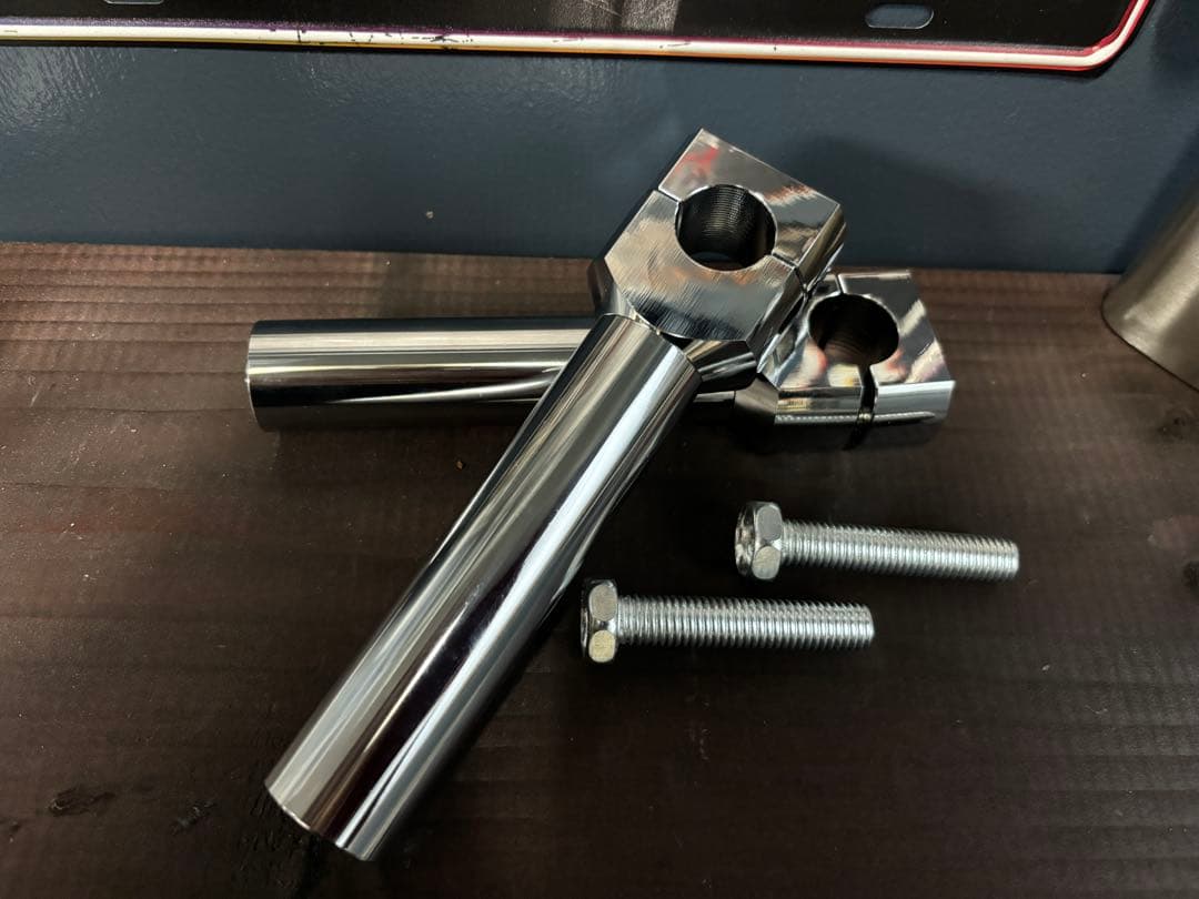 7/8インチ 22.2mm 高さ6インチ　ハンドルライザー ハンドルポスト