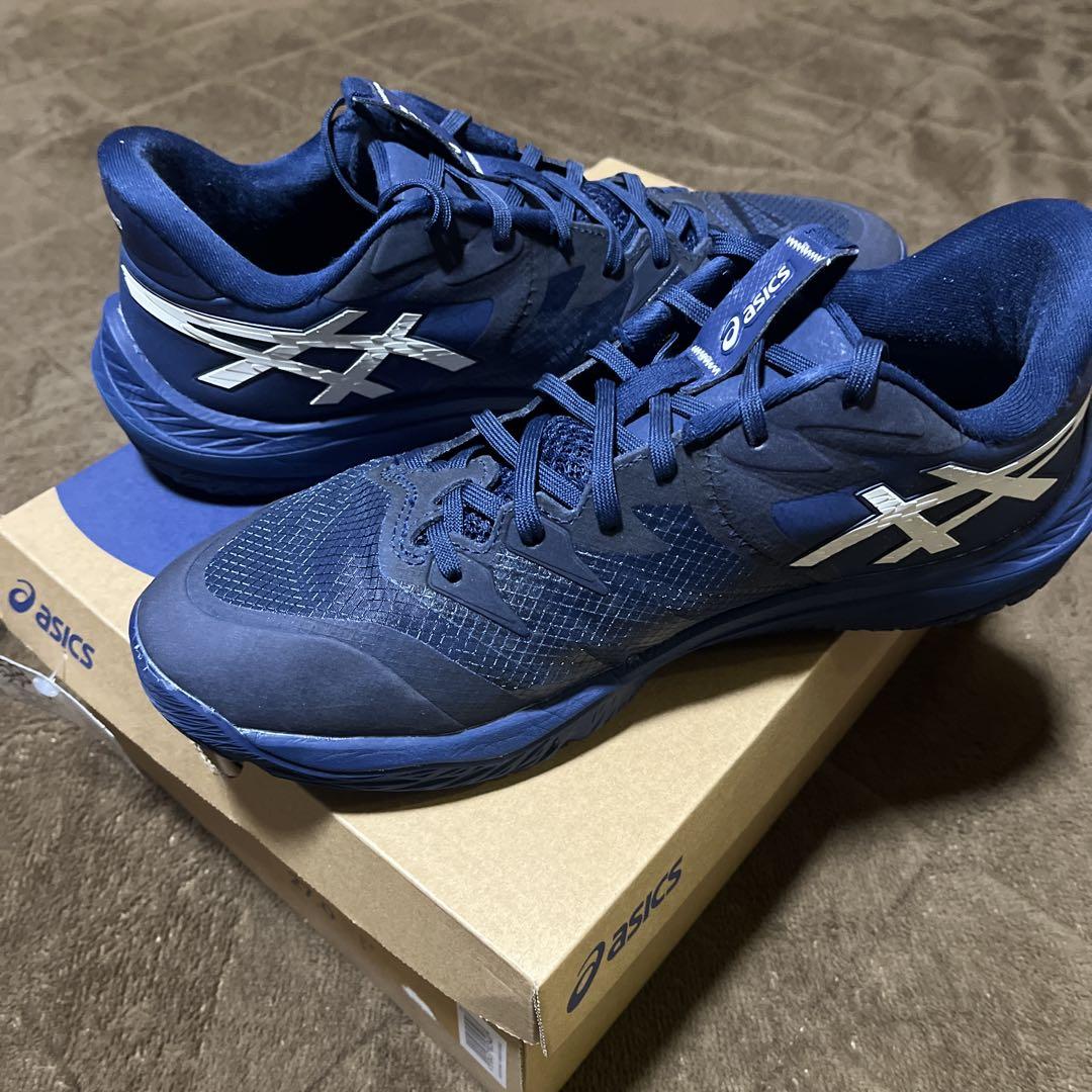 ASICS バスケットボールシューズ ネイビー