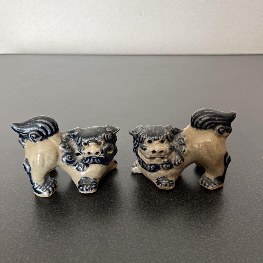 シーサー 陶器 沖縄 置物 7cm
