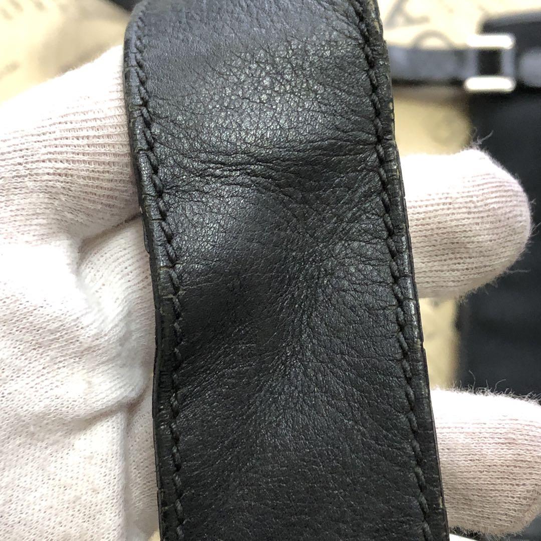 グッチ ショルダーバッグ サコッシュ ナイロン 黒 ビジネス FO340