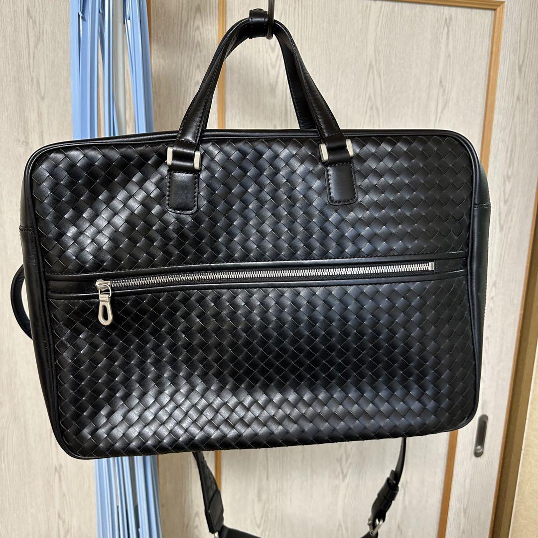 定価8.2万円★HERGOPOCH ワキシングレザー 3wayブリーフケース 黒