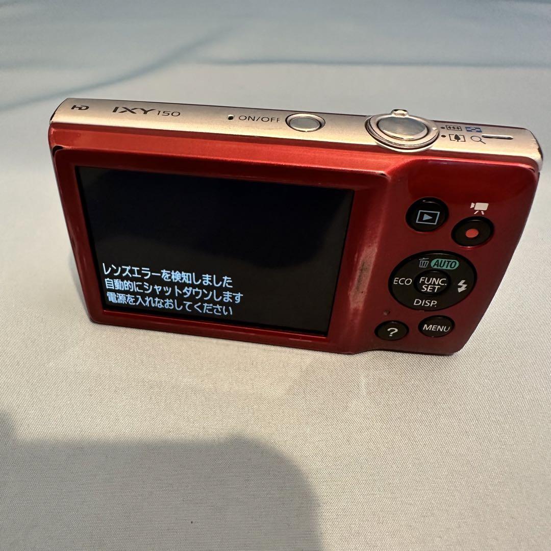 ジャンク品】Canon デジタルカメラ IXY150 レッド