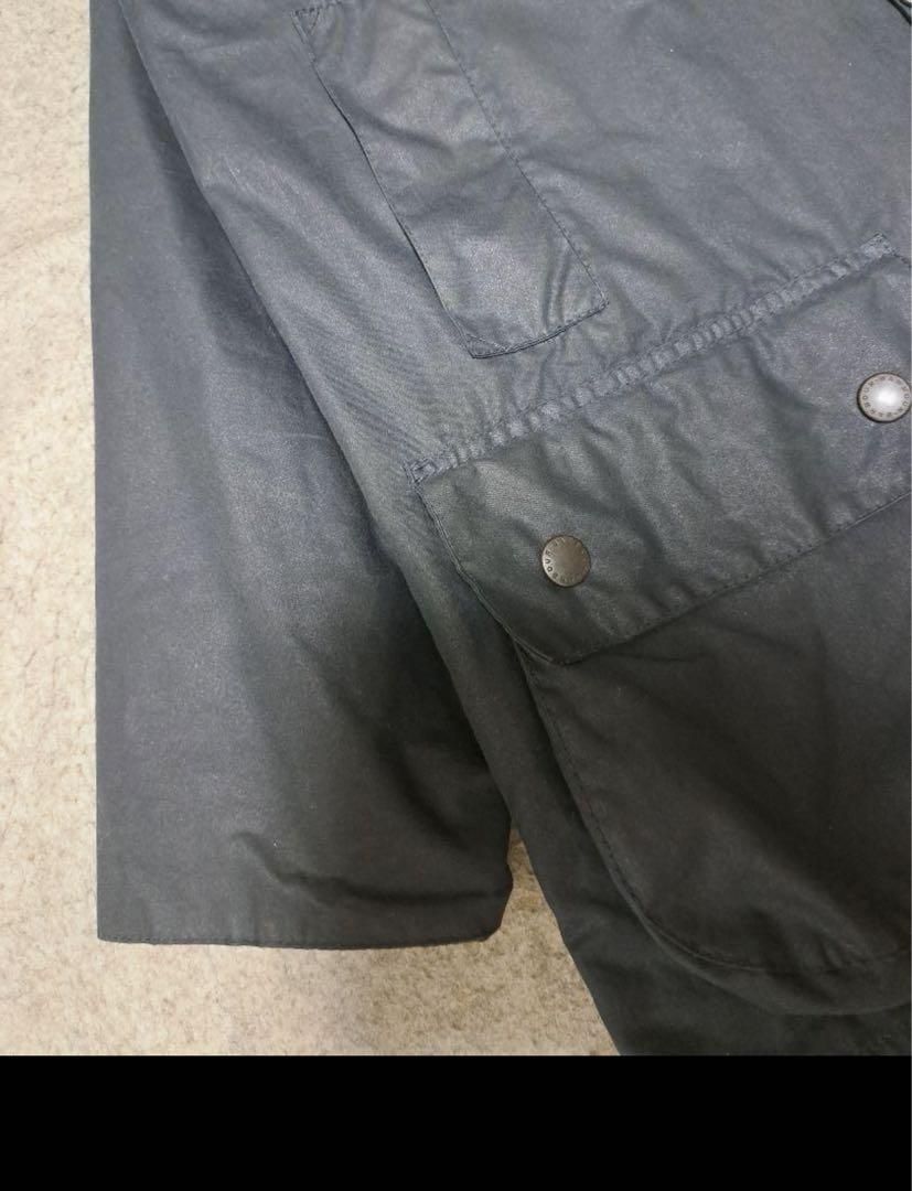 90s ほぼ新品　 希少 　42　ネイビー　 バブアー 　ビューフォート