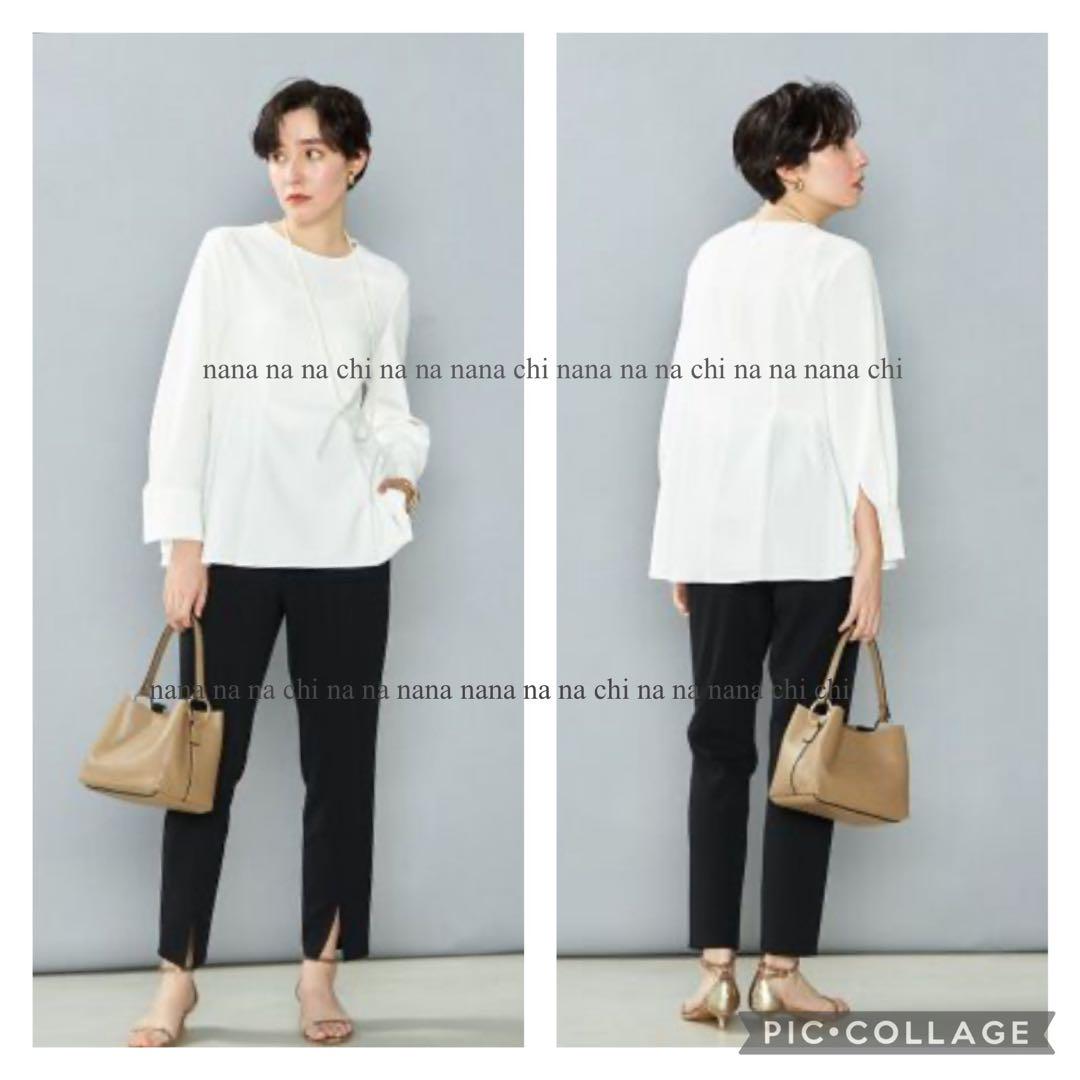 24ss 美品 ノーリーズ 洗える ブラウス フリー