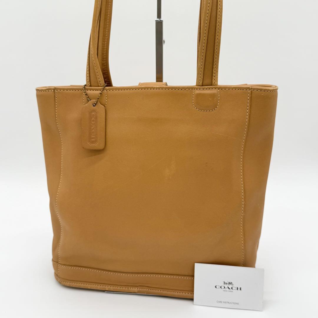 【良品】OLDCOACH トートバッグ ハーフショルダー ヴィンテージ 茶色