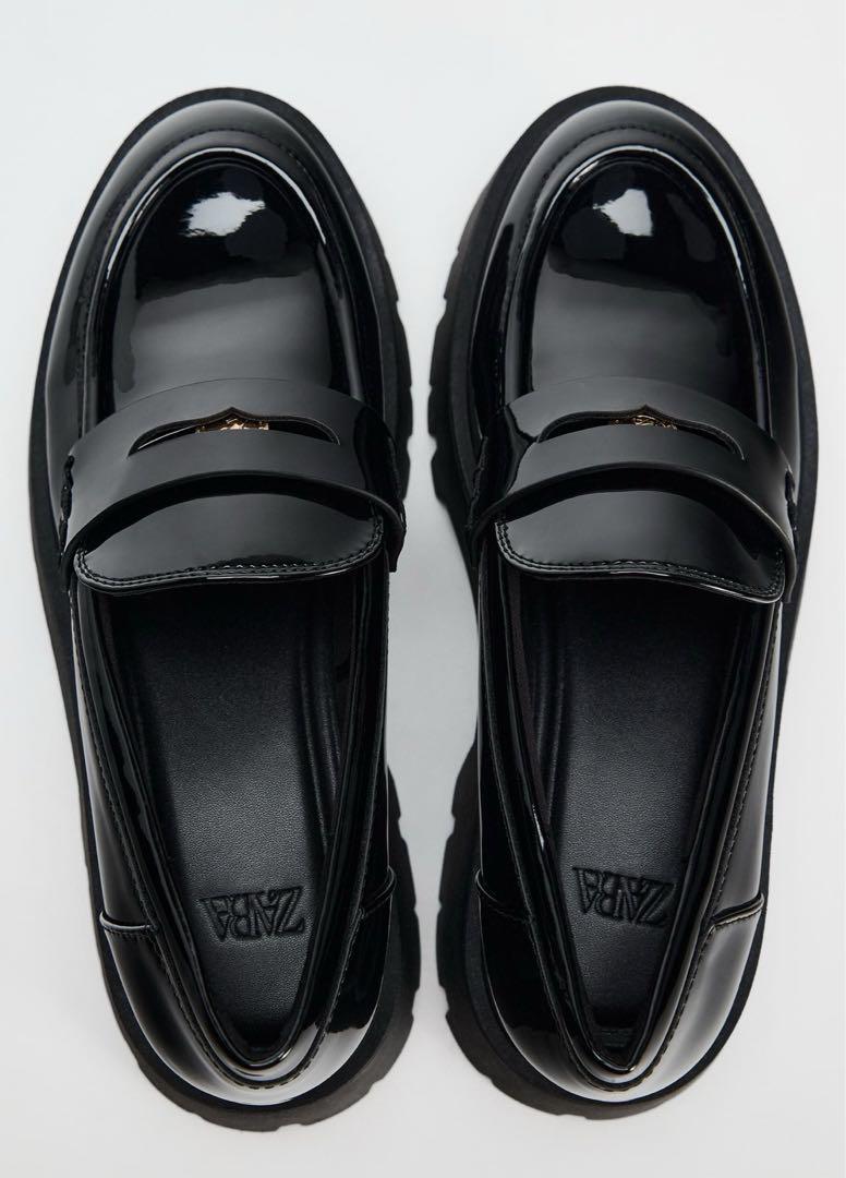 完売品 ZARA トラックソールローファー 37サイズ(24cm)新品タグ