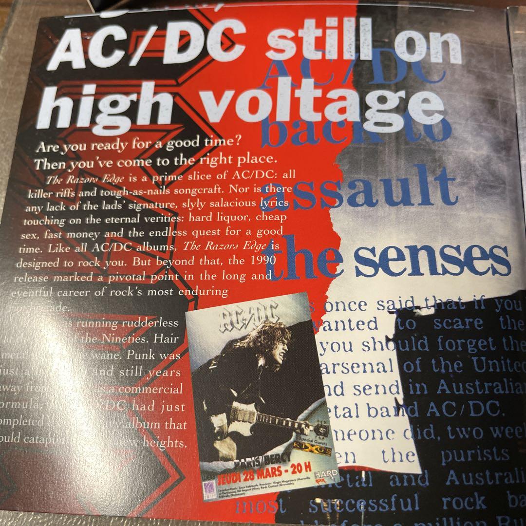 デジタルパッケージ紙ジャケットAC/DC THE RAZORS EDGE - メルカリ